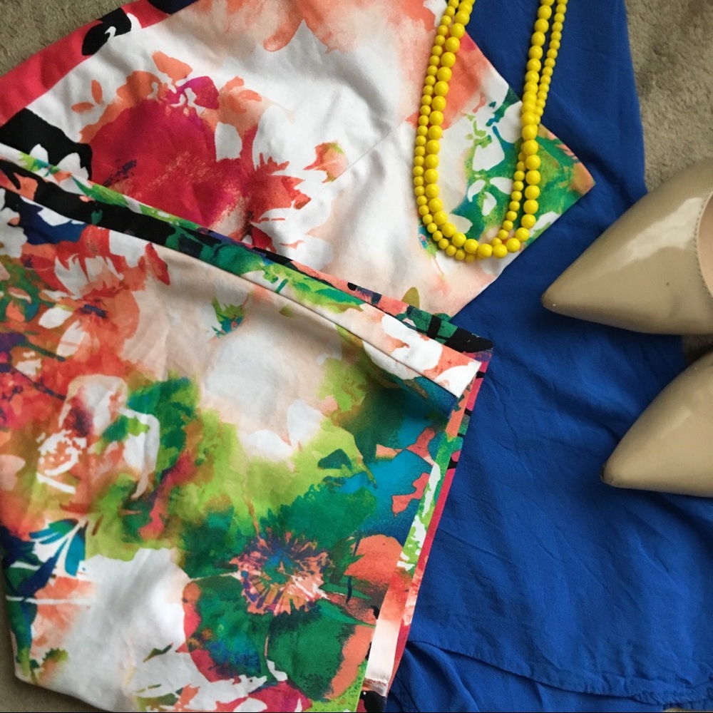 Watercolor Pencil Skirt